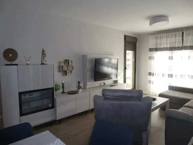 Living room of Flat for rent in Torremolinos  with Air Conditioner, Parquet flooring and Terrace