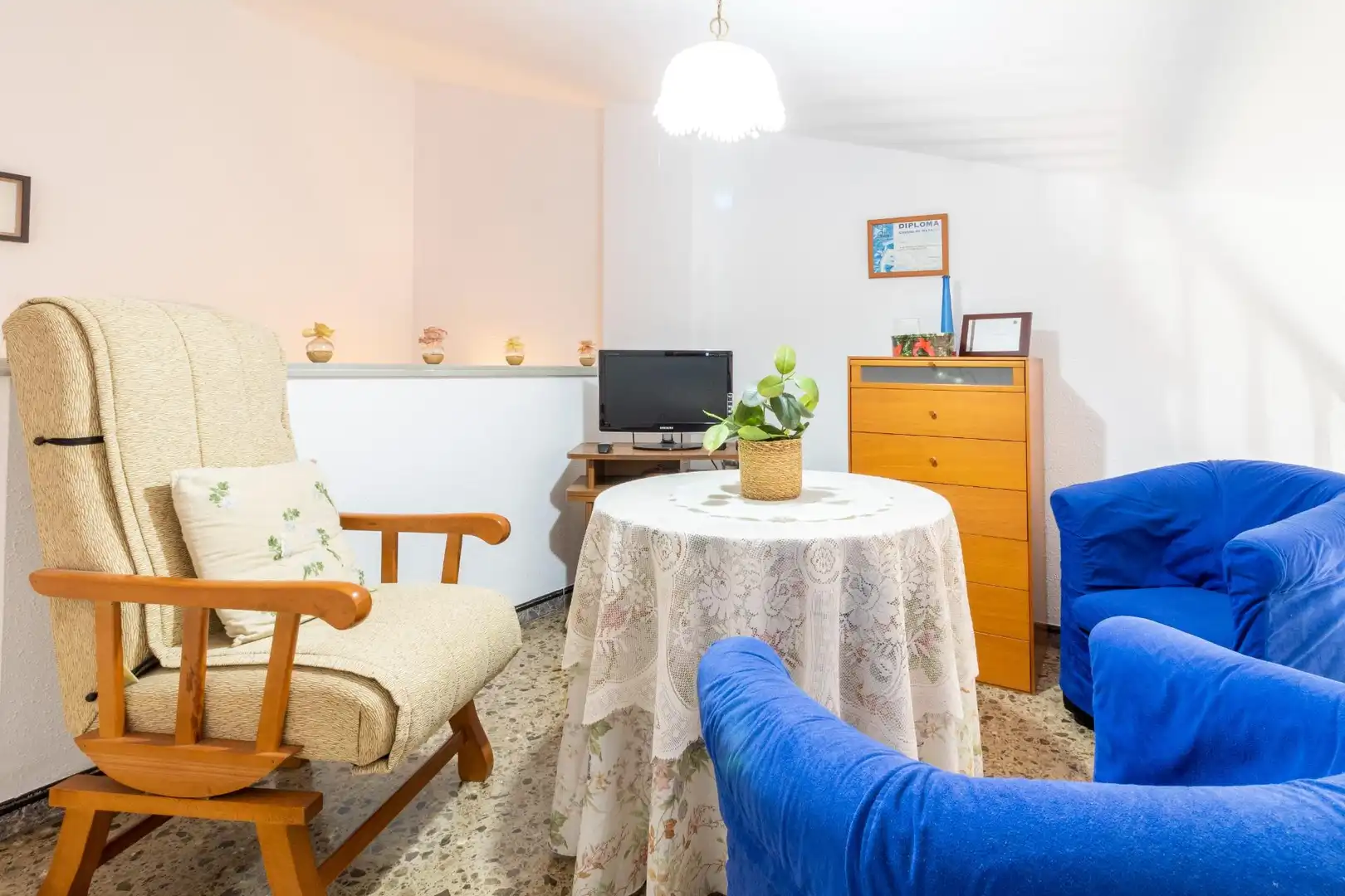 Sala d'estar de Àtic en venda en La Llagosta