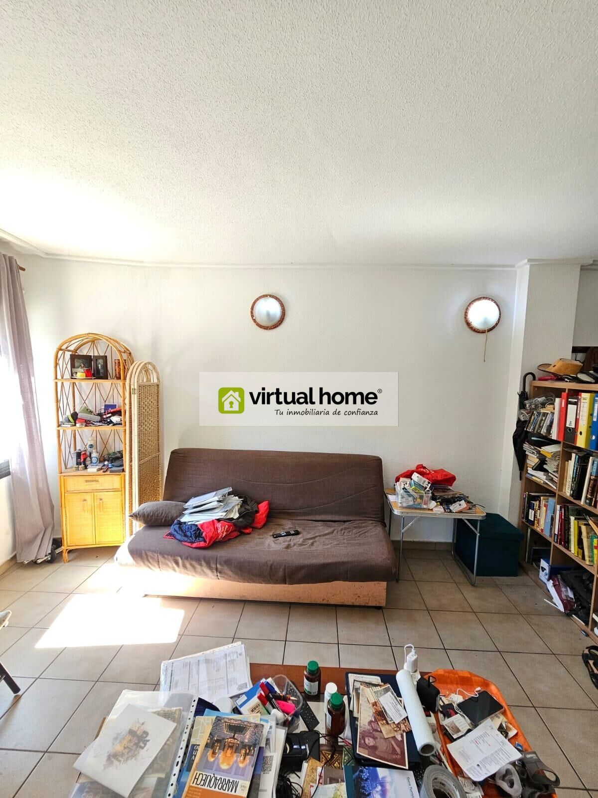 Living room of Flat for sale in Benimantell  with Air Conditioner, Terrace and Furnished