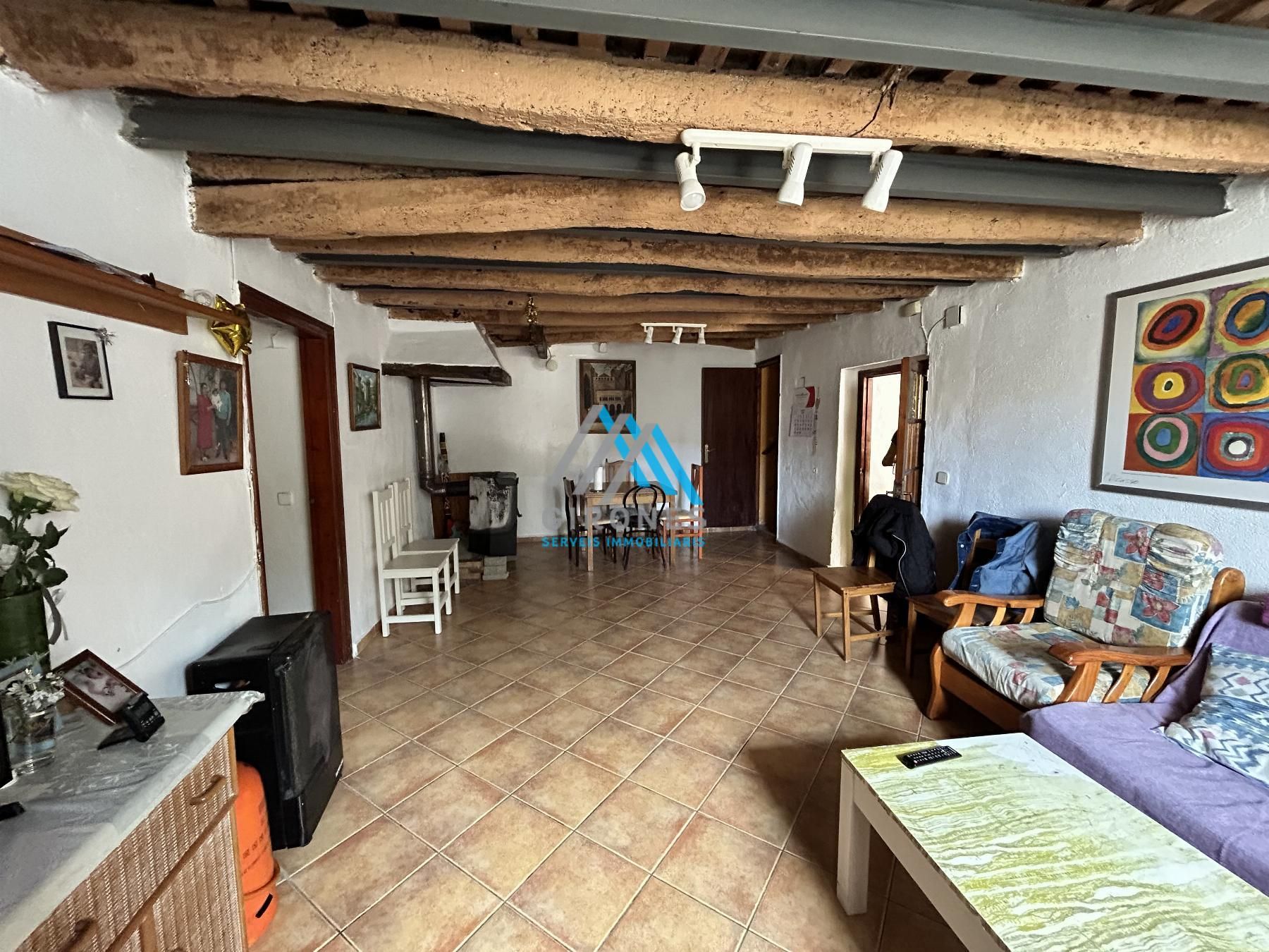 Sala d'estar de Finca rústica en venda en Sant Feliu de Guíxols amb Terrassa i Traster