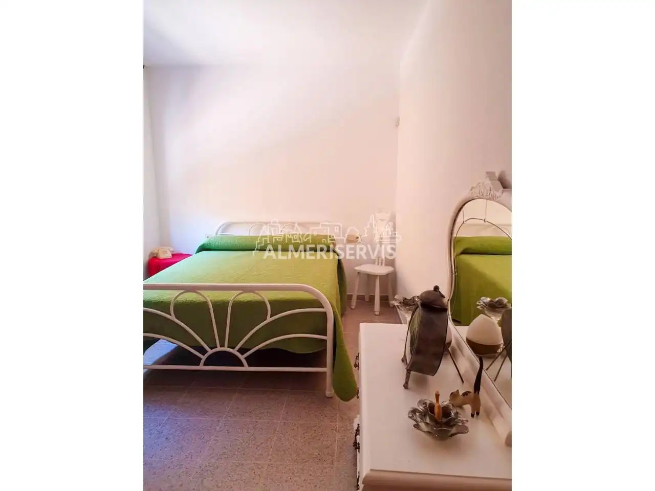 Schlafzimmer von Wohnung zum Verkauf in Roquetas de Mar mit Klimaanlage, Abstellraum und Möbliert
