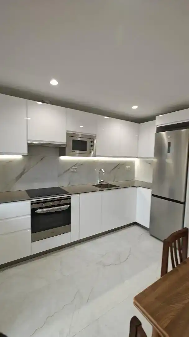 Cocina de Piso para compartir en Getxo  con Parquet, Amueblado y Horno
