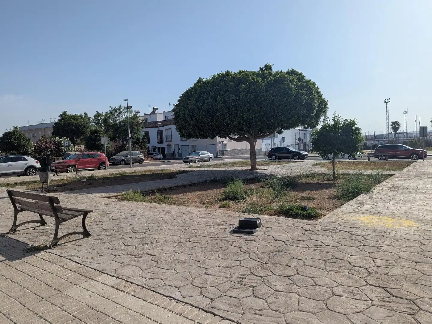 Vista exterior de Casa adosada en venta en Cantillana con Jardín privado y Terraza