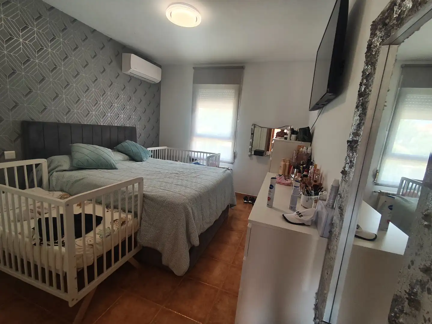 Dormitori de Casa o xalet en venda en Las Ventas de Retamosa amb Aire condicionat, Calefacció i Jardí privat