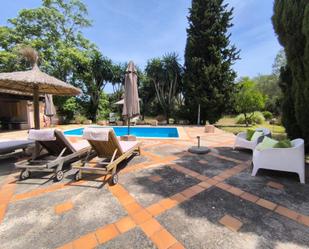 Jardí de Finca rústica de lloguer en Costitx amb Piscina