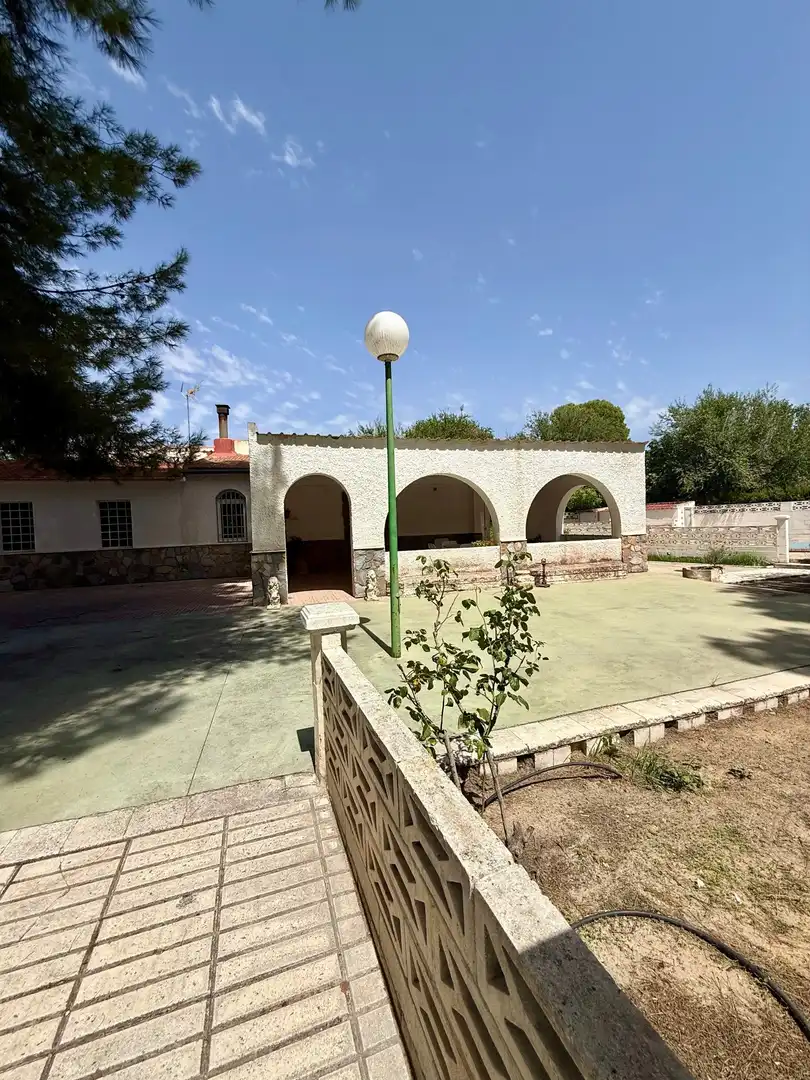 Vista exterior de Casa o chalet en venta en Villena con Calefacción, Jardín privado y Trastero