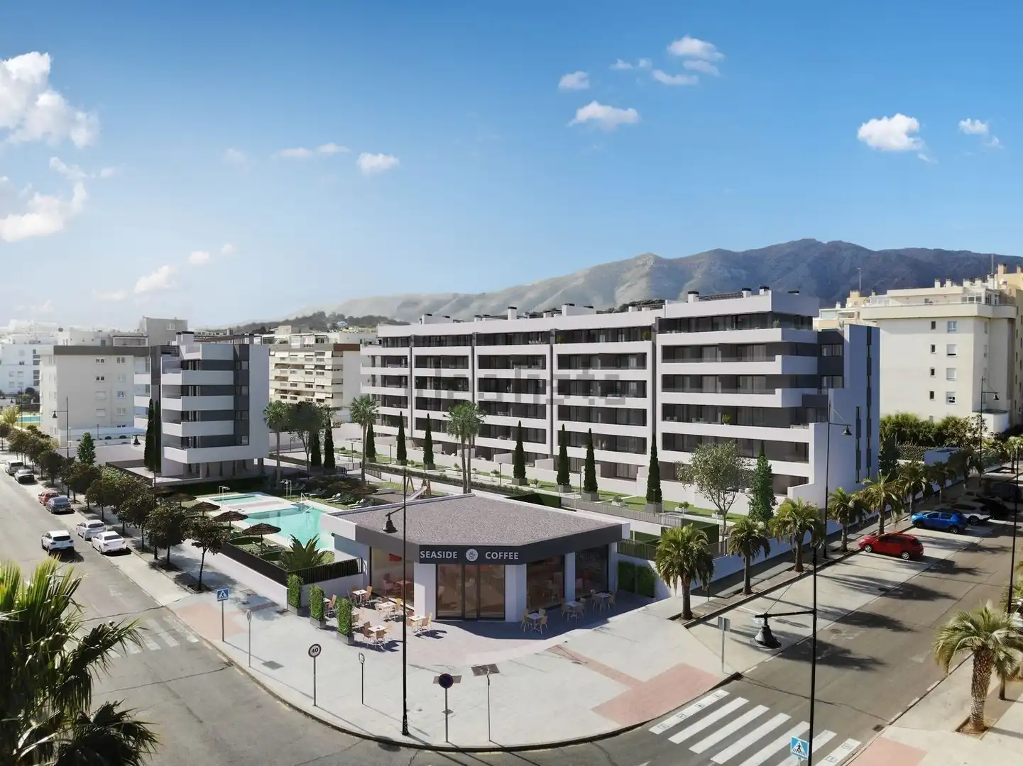 Vista exterior de Pis de lloguer en Torremolinos amb Aire condicionat, Calefacció i Terrassa
