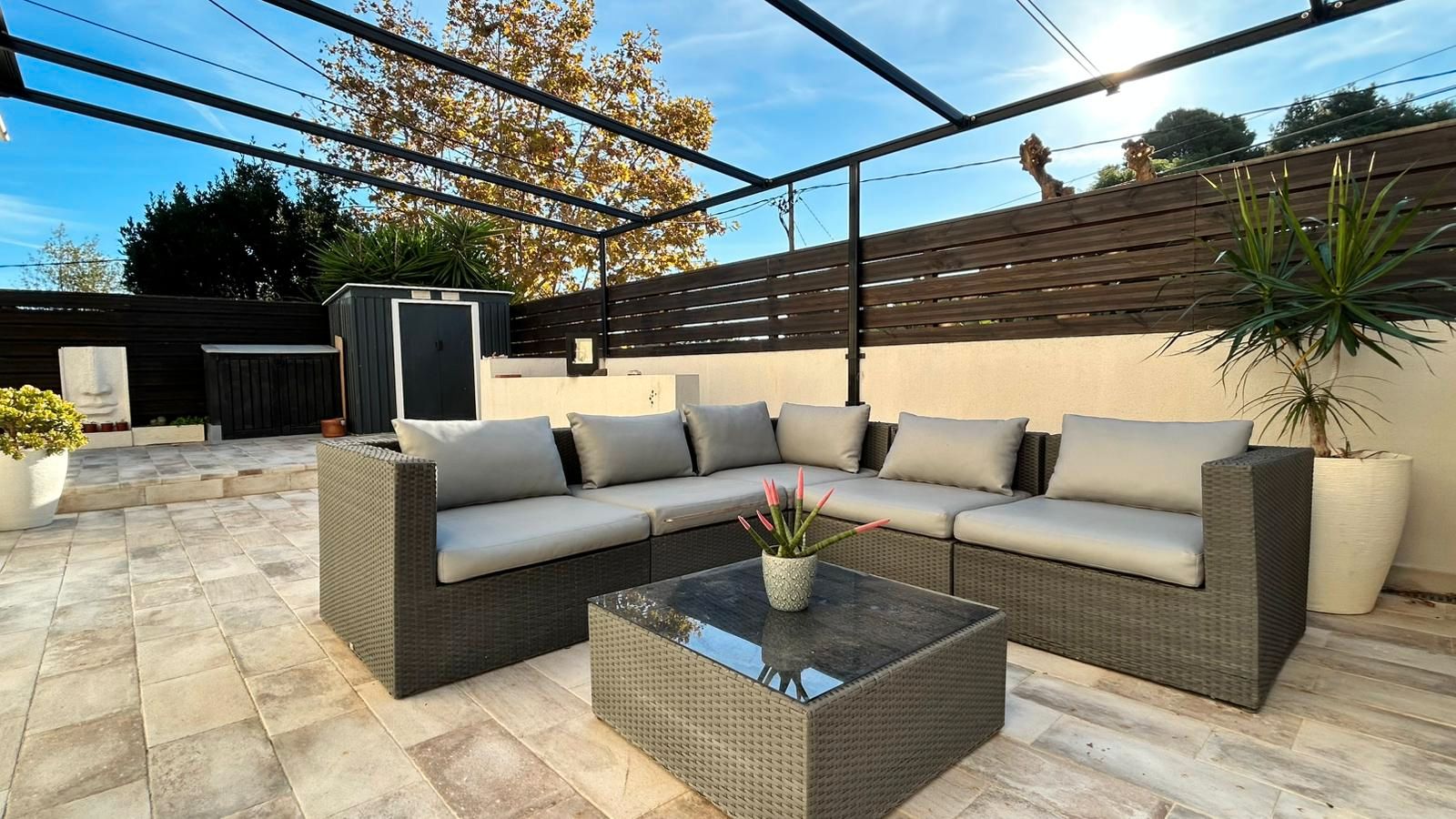 Terrassa de Casa o xalet en venda en Castelldefels amb Aire condicionat, Calefacció i Jardí privat