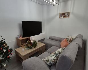 Sala d'estar de Apartament en venda en  Murcia Capital amb Aire condicionat i Moblat