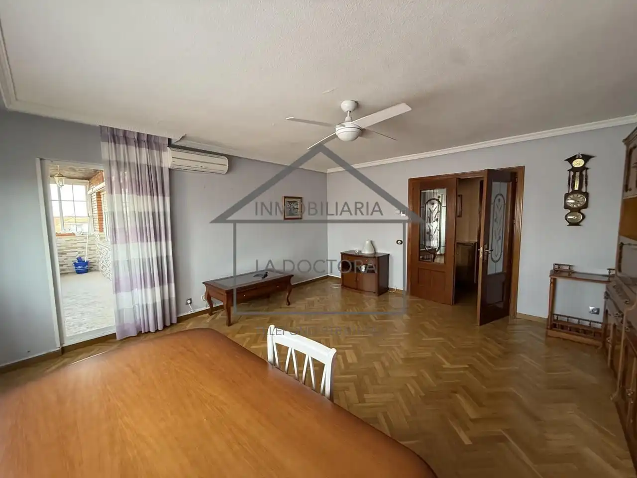 Wohnzimmer von Wohnung zur Miete in Móstoles mit Heizung, Parkett und Terrasse