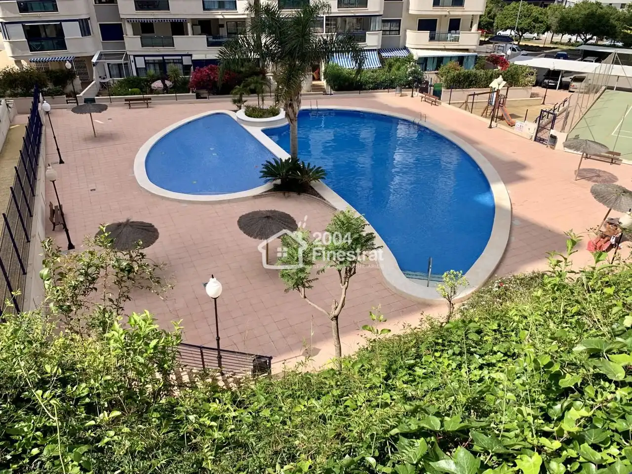 Schwimmbecken von Wohnungen zur Miete in Villajoyosa / La Vila Joiosa mit Klimaanlage, Terrasse und Möbliert