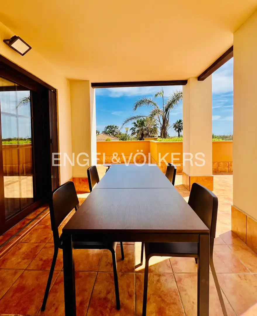Terrasse von Wohnung zur Miete in Ayamonte mit Klimaanlage, Heizung und Privatgarten