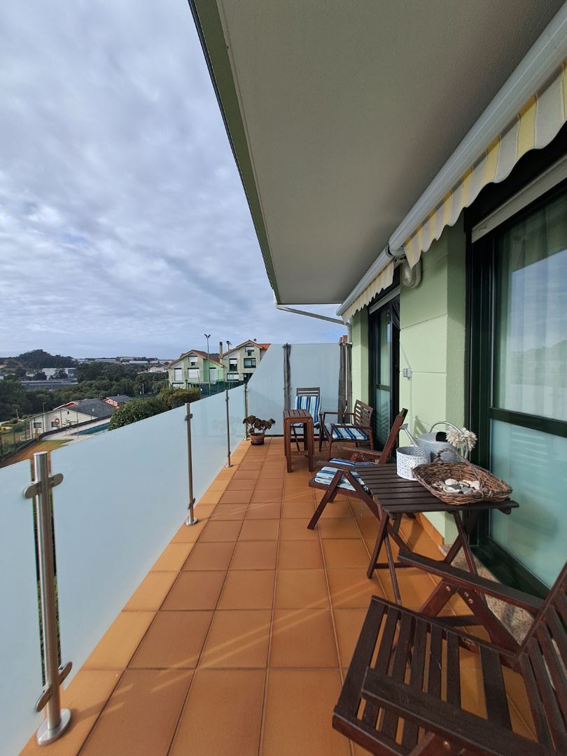 Terraza de Casa o chalet en venta en Cambre  con Calefacción, Jardín privado y Terraza