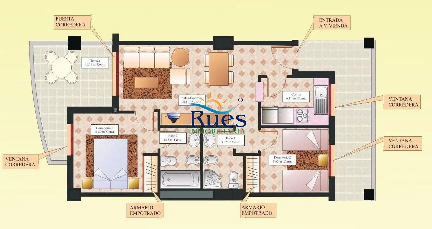 Piso con piscina en venta en Calle AMPLARIES, imagen 5