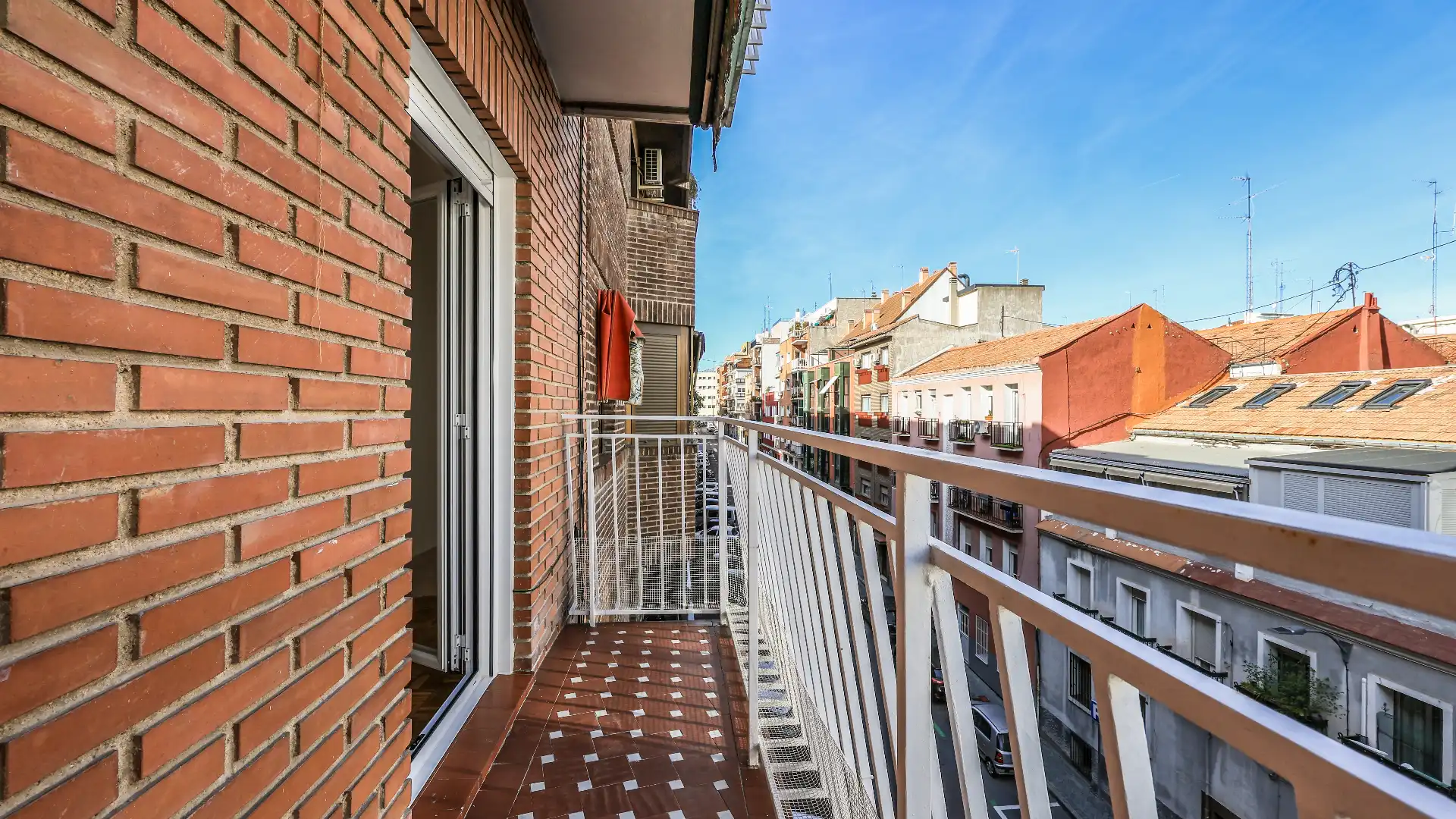 Terraza de Piso de alquiler en  Madrid Capital con Aire acondicionado, Calefacción y Parquet