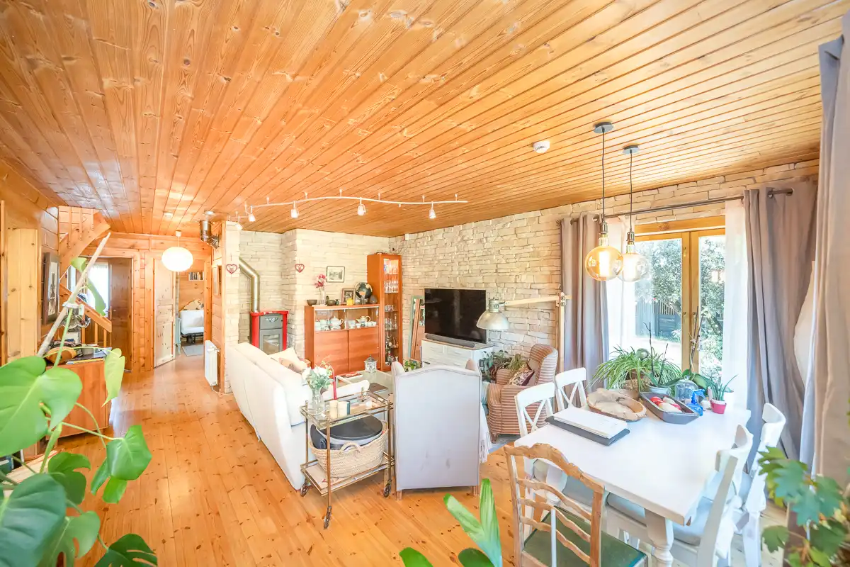 Wohnzimmer von Haus oder Chalet zum Verkauf in Valdemorillo mit Klimaanlage, Privatgarten und Terrasse