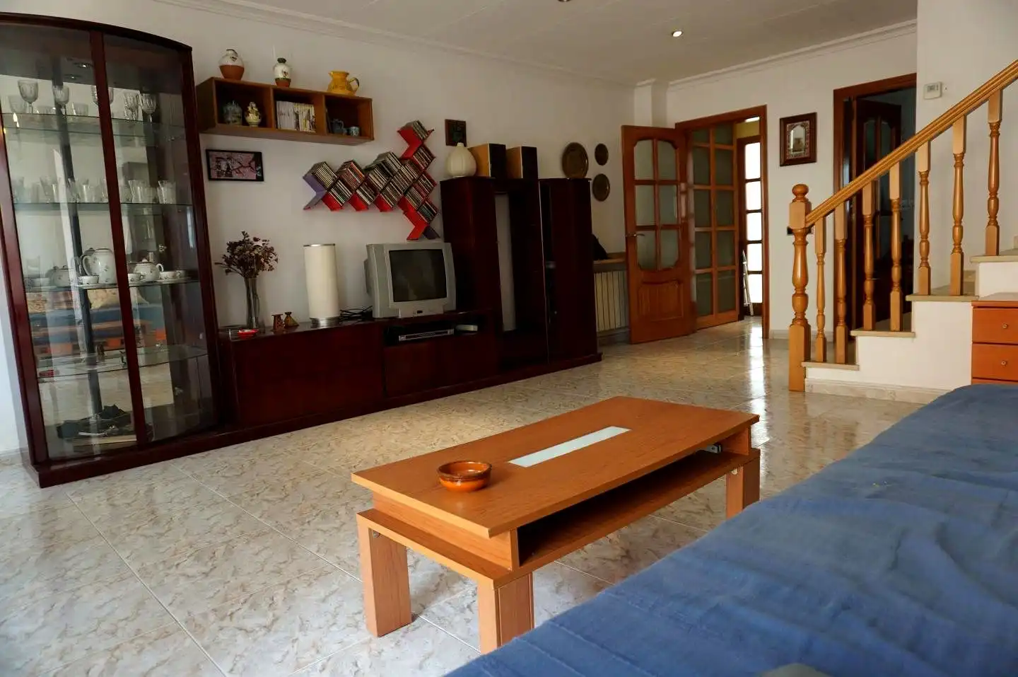 Sala de estar de Casa adosada en venta en Tordera con Aire acondicionado, Calefacción y Jardín privado