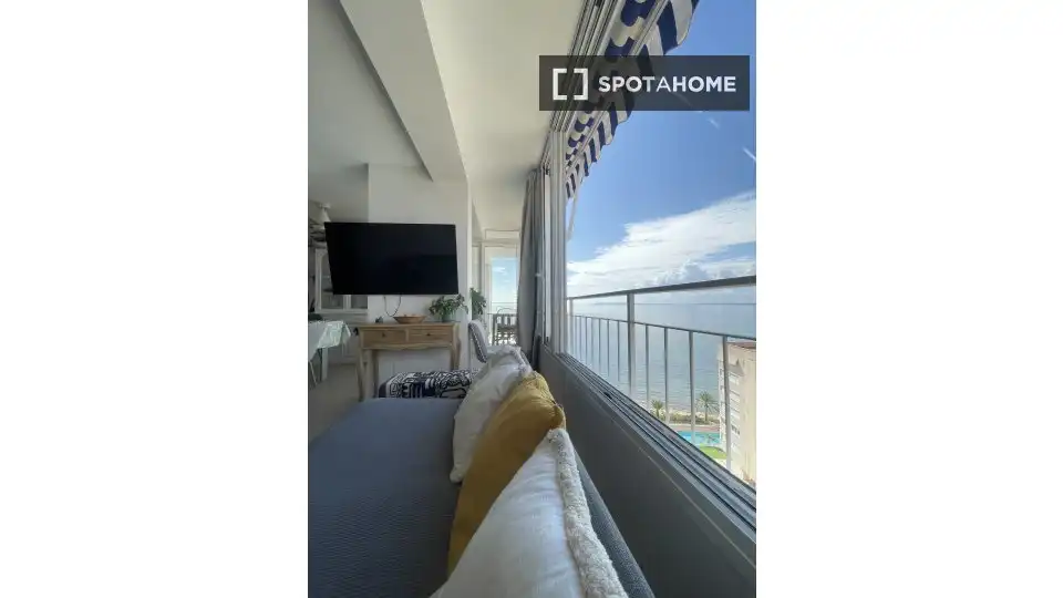 Terrassa de Apartament per a compartir en Playa de San Juan - El Cabo de las Huertas