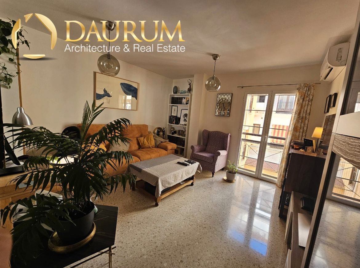 Living room of Flat for sale in Málaga Capital  with Air Conditioner