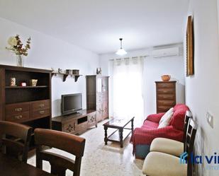 Living room of Flat for sale in Campillos  with Air Conditioner, Furnished and Balcony