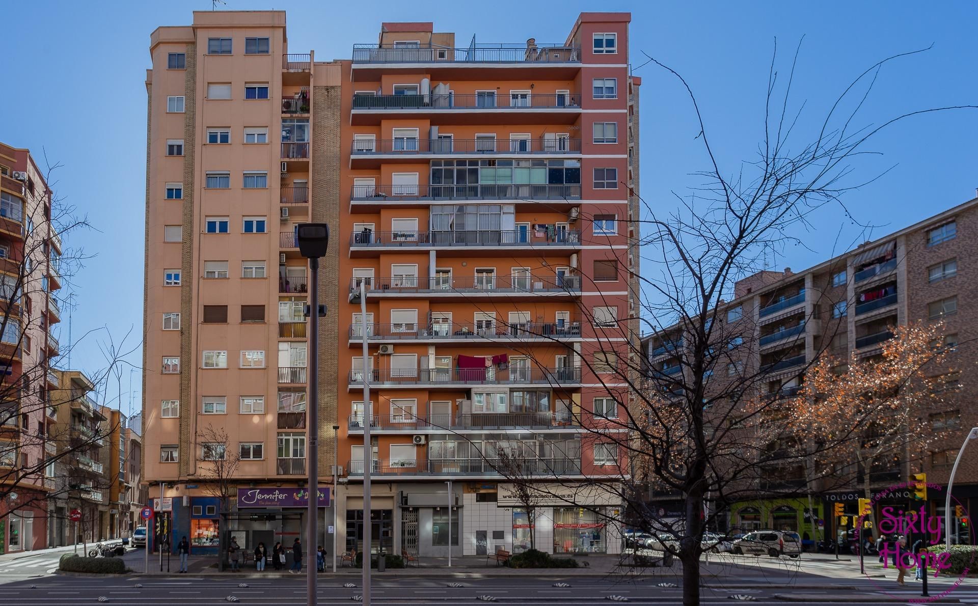 Exterior view of Flat for sale in  Zaragoza Capital  with Terrace and Balcony
