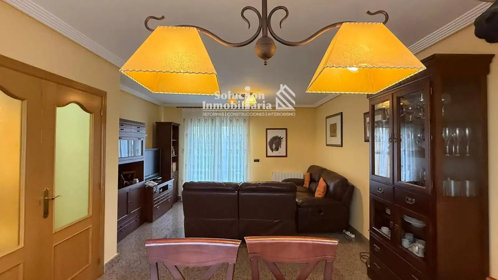 Sala de estar de Casa adosada en venta en Carrascal de Barregas con Calefacción, Terraza y Amueblado