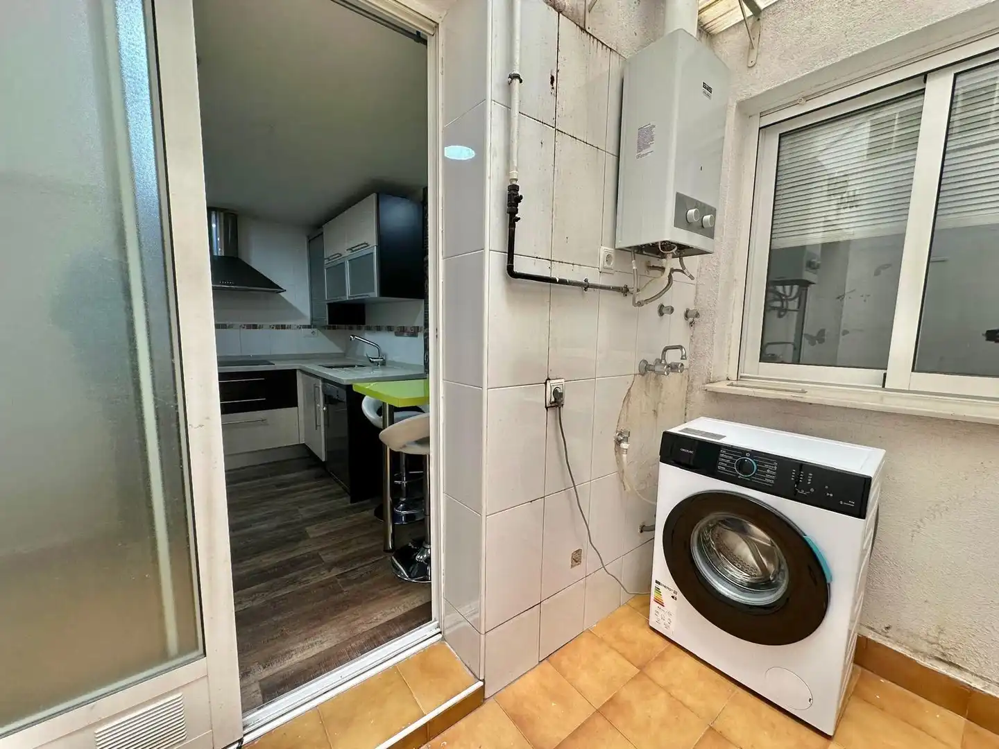 Küche von Wohnung zum Verkauf in Alcantarilla mit Klimaanlage, Möbliert und Balkon