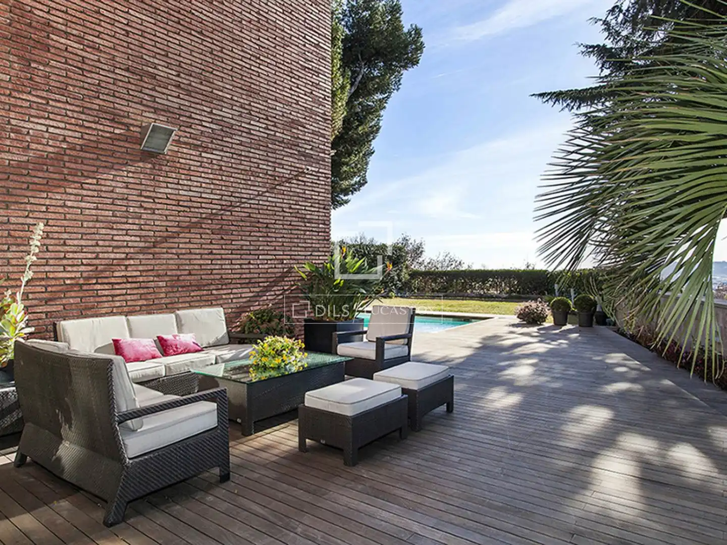 Terraza de Casa o chalet de alquiler en Barcelona con Aire acondicionado, Calefacción y Jardín privado