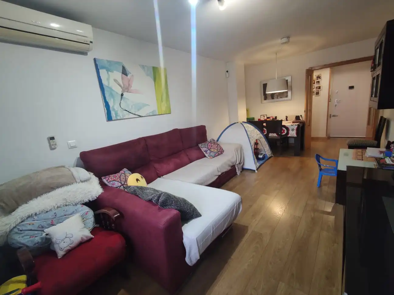 Sala d'estar de Pis en venda en Alcantarilla amb Traster i Moblat