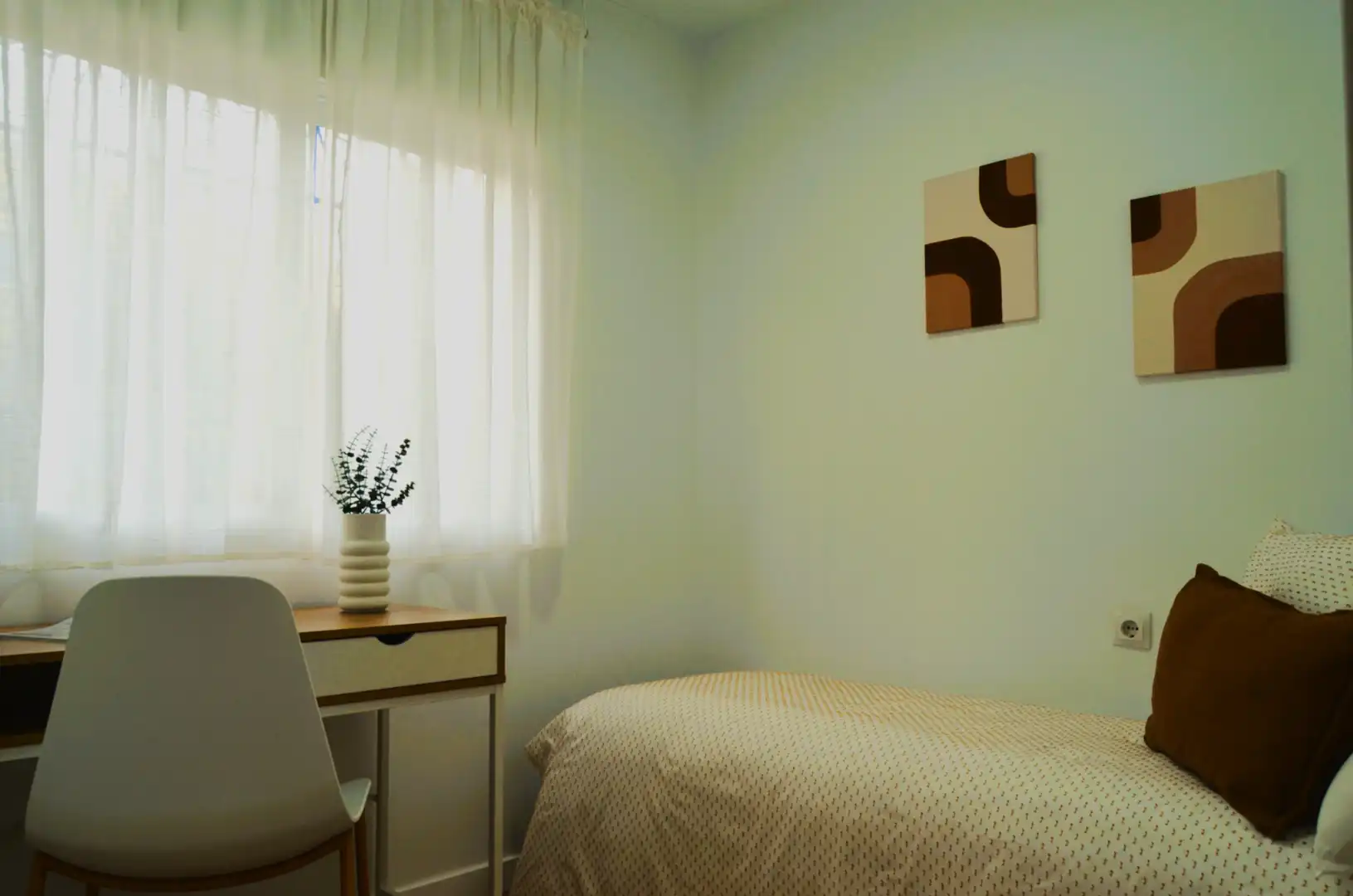 Bedroom of Flat for sale in Málaga