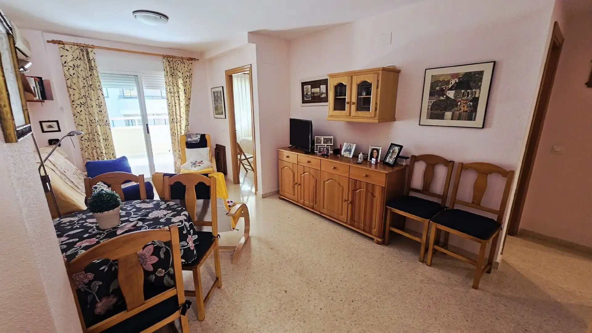 Sala d'estar de Apartament en venda en Oropesa del Mar / Orpesa amb Aire condicionat, Calefacció i Terrassa