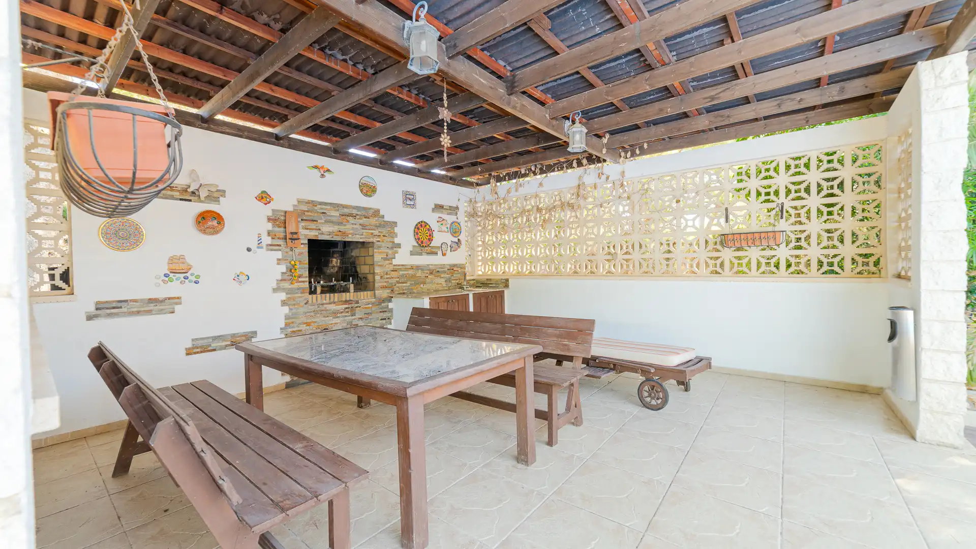 Terraza de Casa o chalet en venta en Pilar de la Horadada con Aire acondicionado, Calefacción y Jardín privado