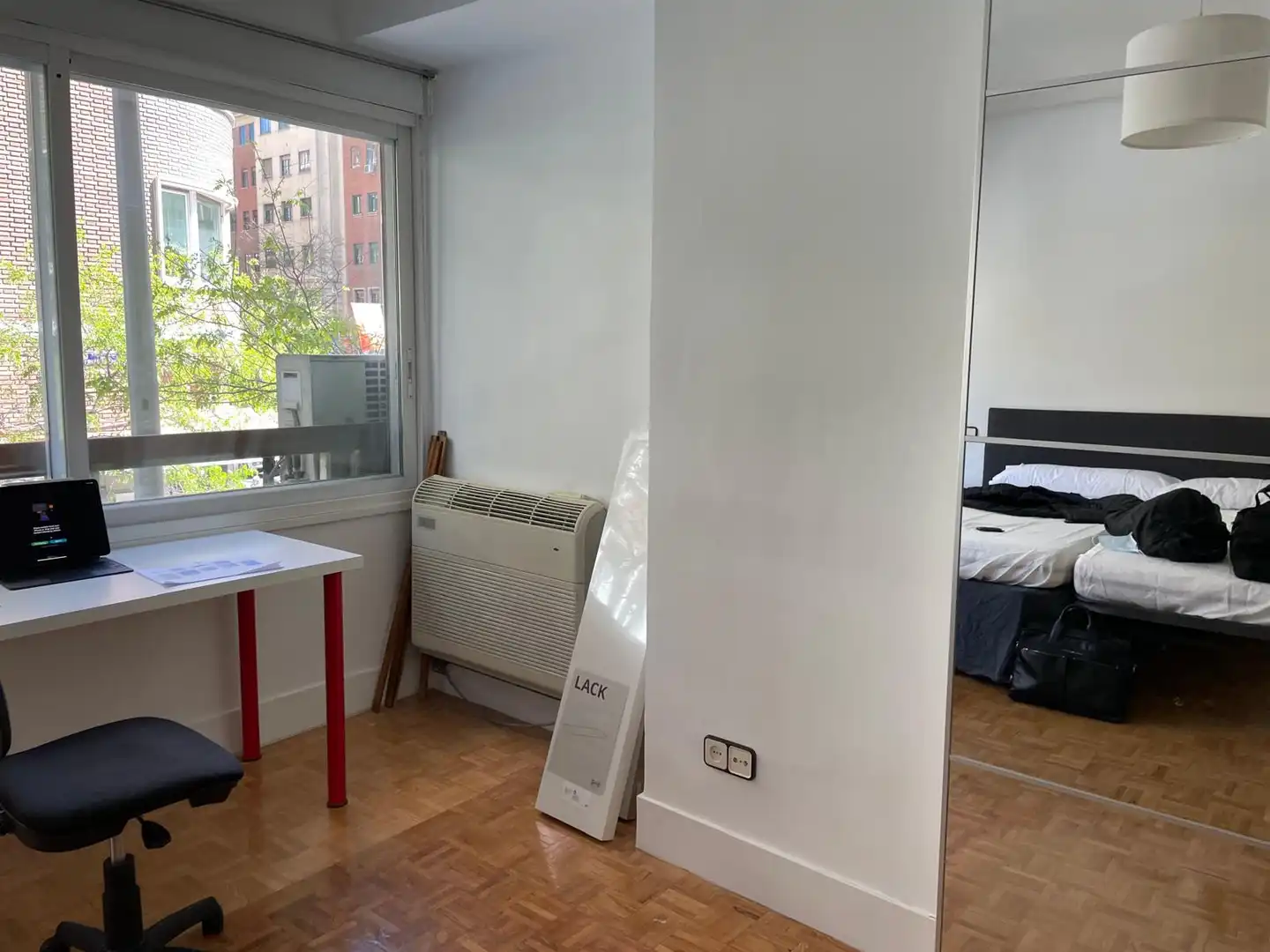 Schlafzimmer von Wohnung zur Miete in Madrid mit Heizung