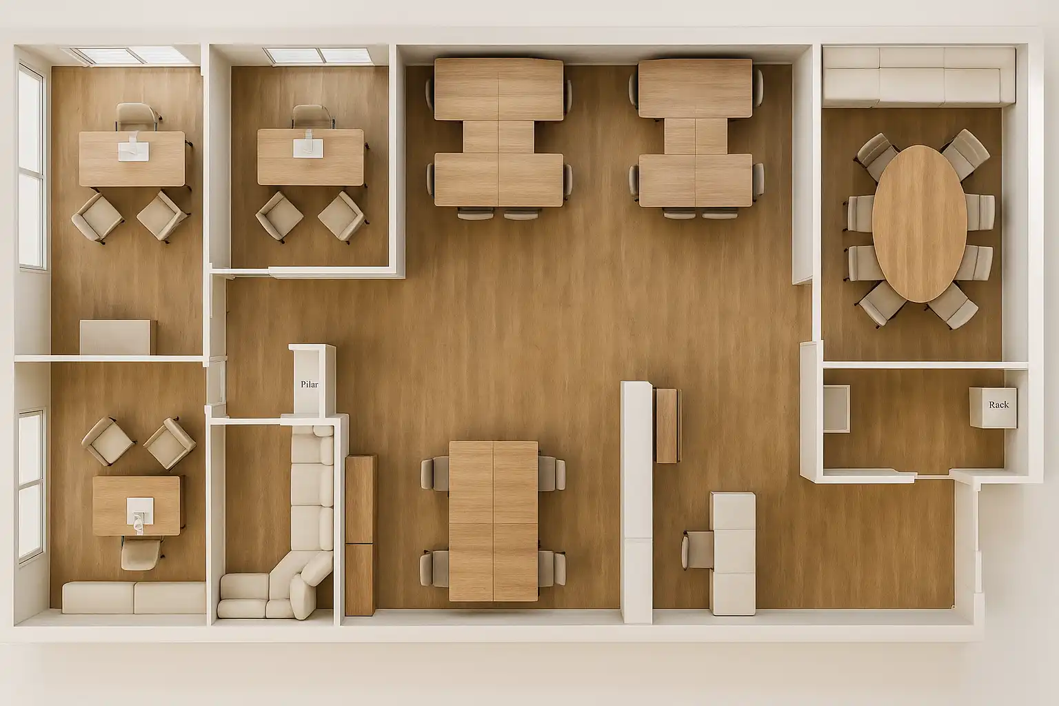 Dining room of Office for sale in Usera