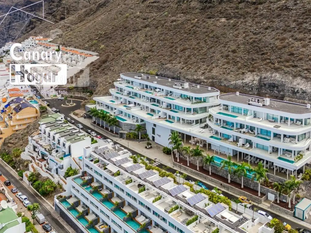Vista exterior de Ático en venta en Santiago del Teide con Jardín privado y Piscina