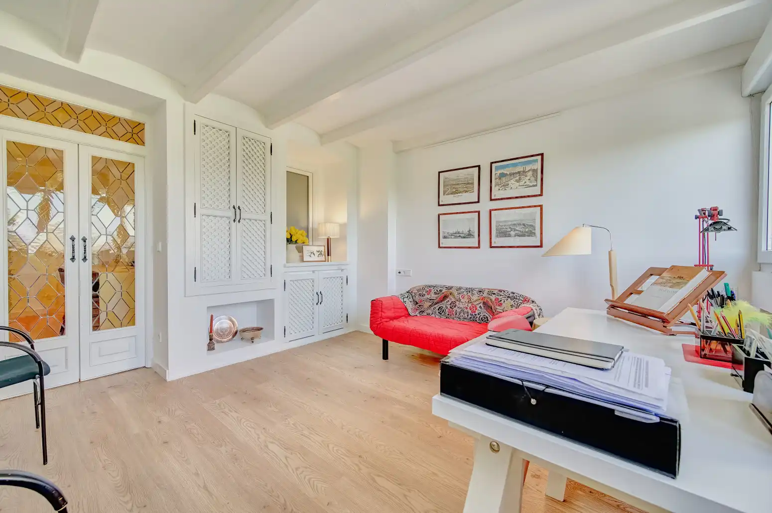 Living room of Flat for sale in  Pamplona / Iruña  with Heating and Parquet flooring
