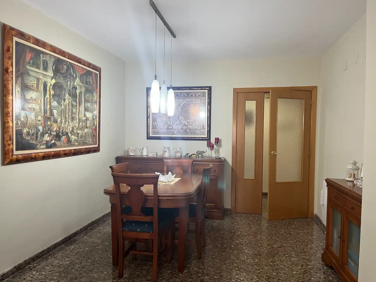 Dining room of Flat for sale in Valencia  with Air Conditioner, Terrace and Storage room