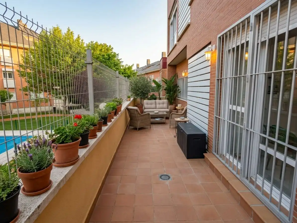 Terrace of Flat for sale in Centro Comercial - Hospital
