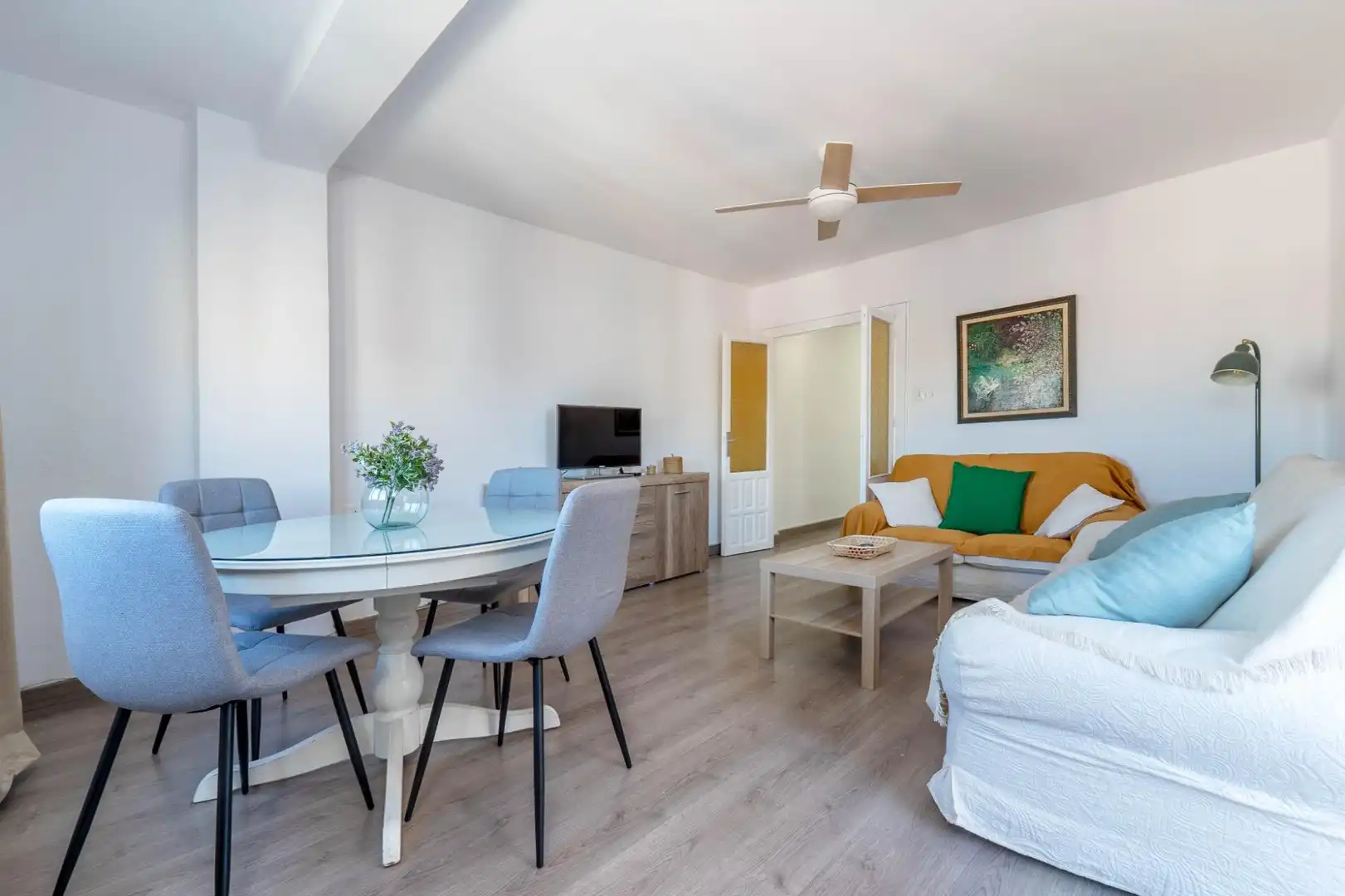 Living room of Flat for share in Ronda