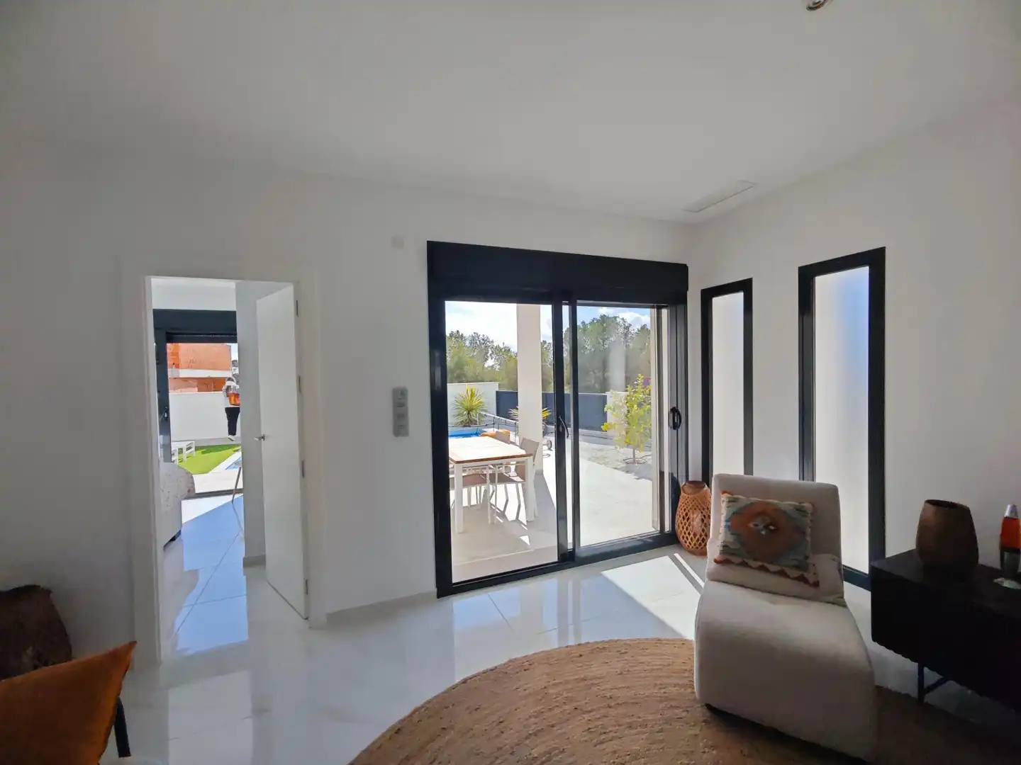 Sala de estar de Casa o chalet en venta en Pilar de la Horadada con Calefacción, Jardín privado y Terraza