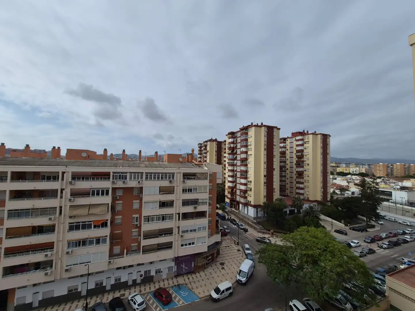 Außenansicht von Wohnung zur Miete in Málaga mit Klimaanlage, Heizung und Terrasse