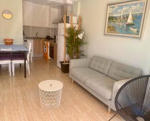 Sala d'estar de Apartament de lloguer en O Grove   amb Terrassa