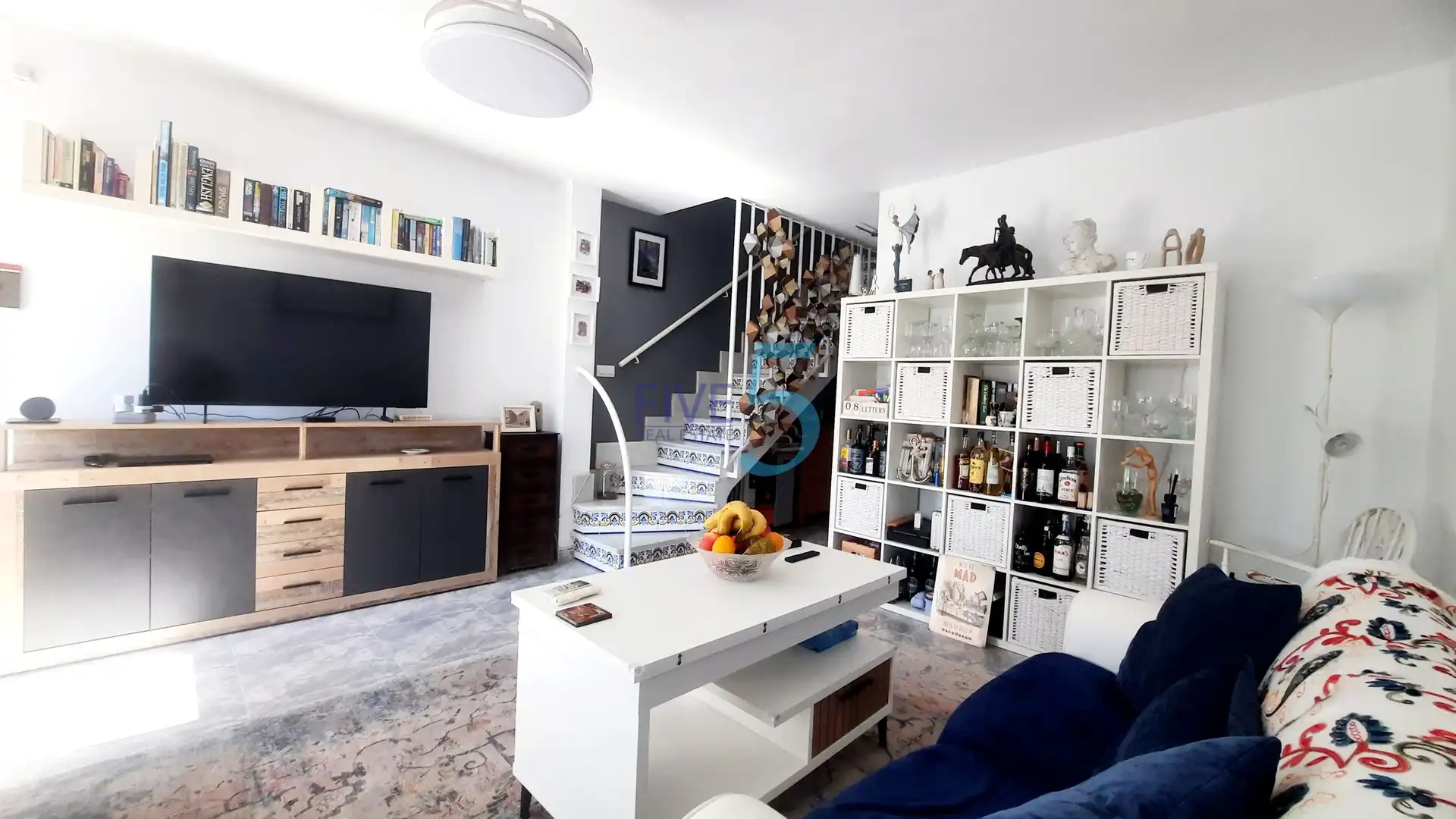 Sala d'estar de Casa adosada en venda en Los Alcázares amb Aire condicionat, Calefacció i Terrassa