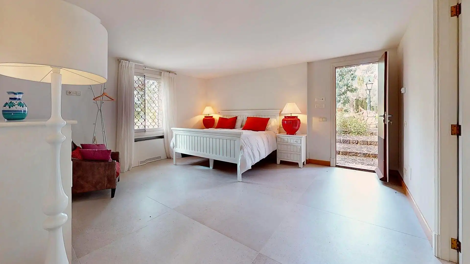 Habitación de Finca rústica de alquiler en  Palma de Mallorca con Aire acondicionado, Calefacción y Jardín privado