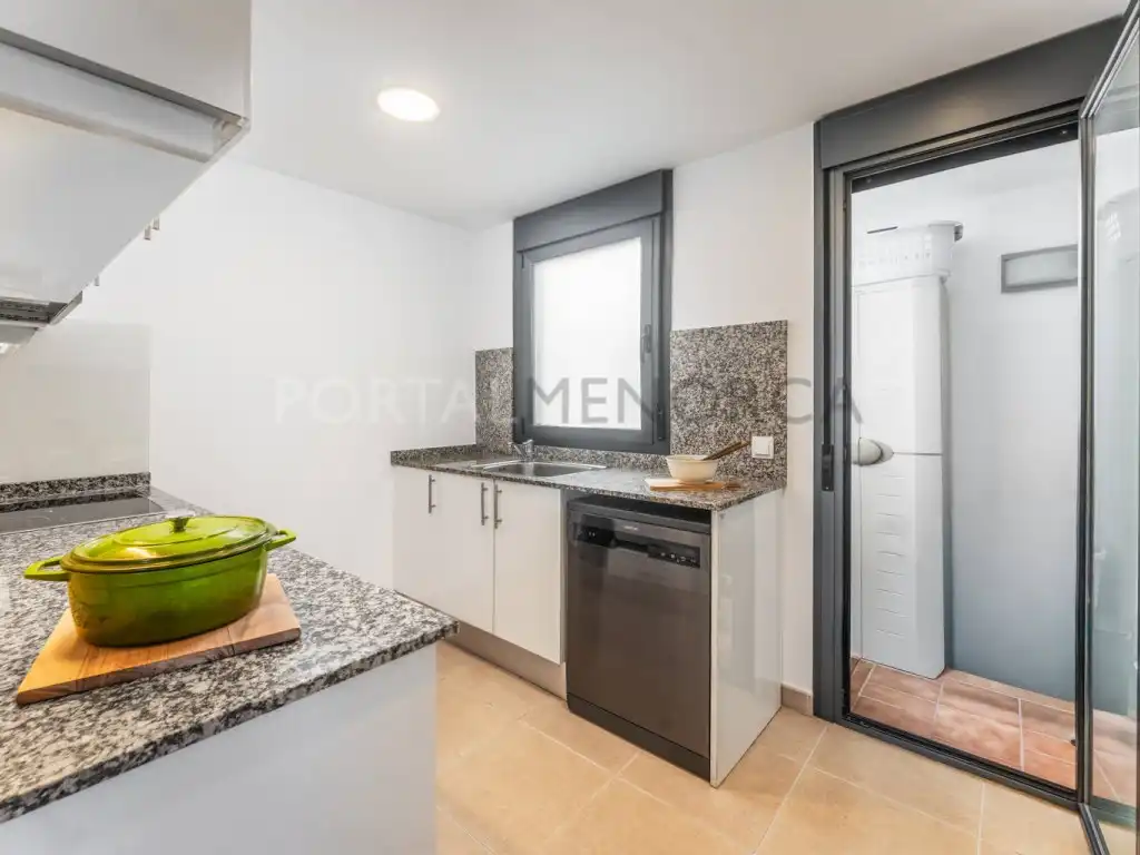 Cocina de Piso en venta en Ciutadella de Menorca con Piscina