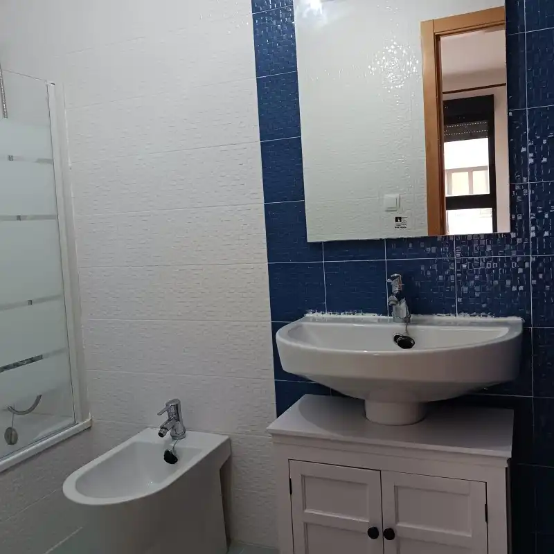 Bathroom of Flat for rent in La Font d'en Carròs  with Air Conditioner, Furnished and Balcony