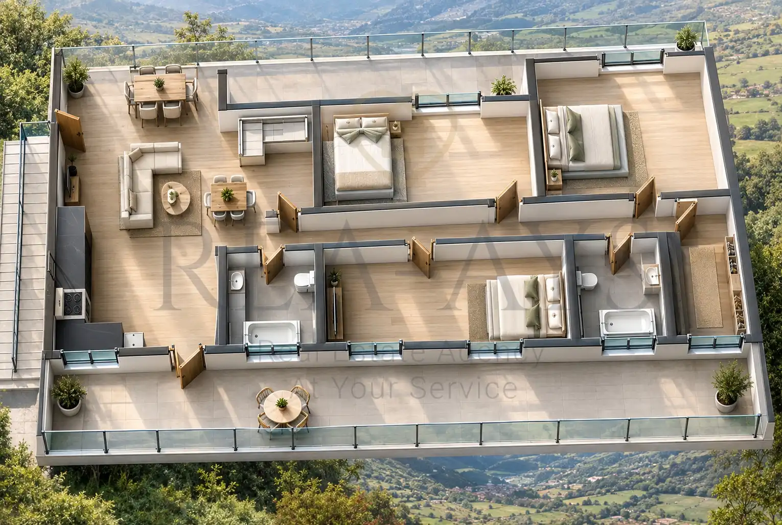 Terrassa de Casa o xalet en venda en Olesa de Bonesvalls amb Calefacció, Jardí privat i Parquet