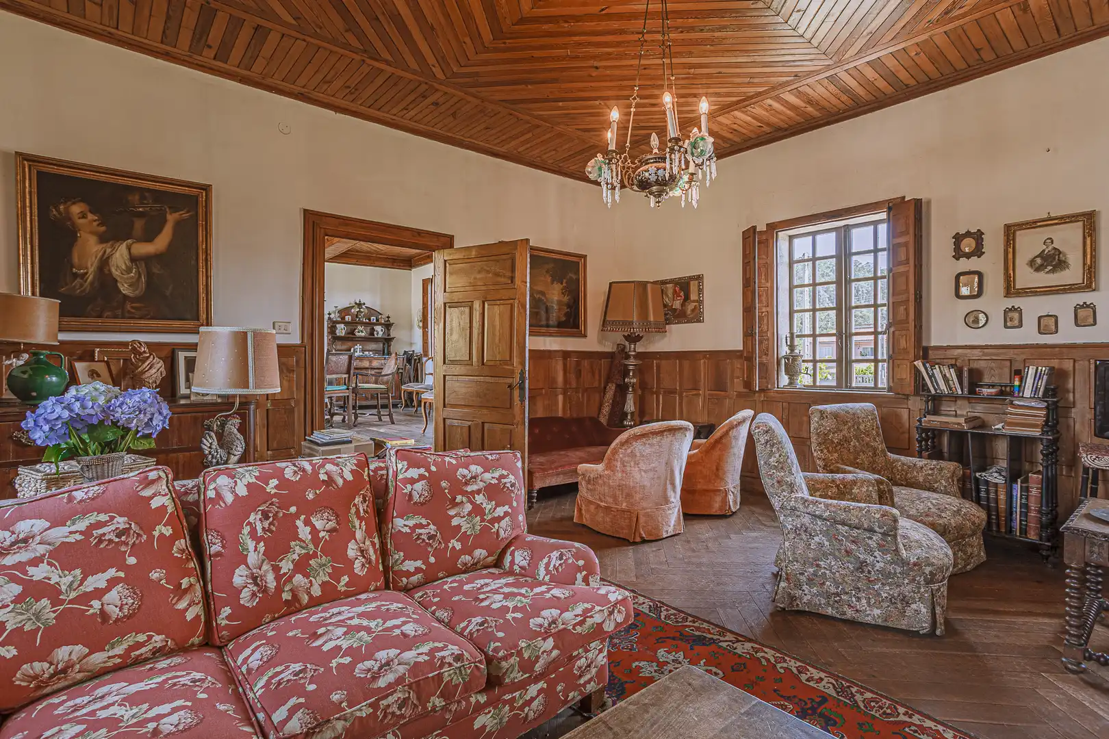 Sala de estar de Finca rústica en venta en Pontevedra Capital 