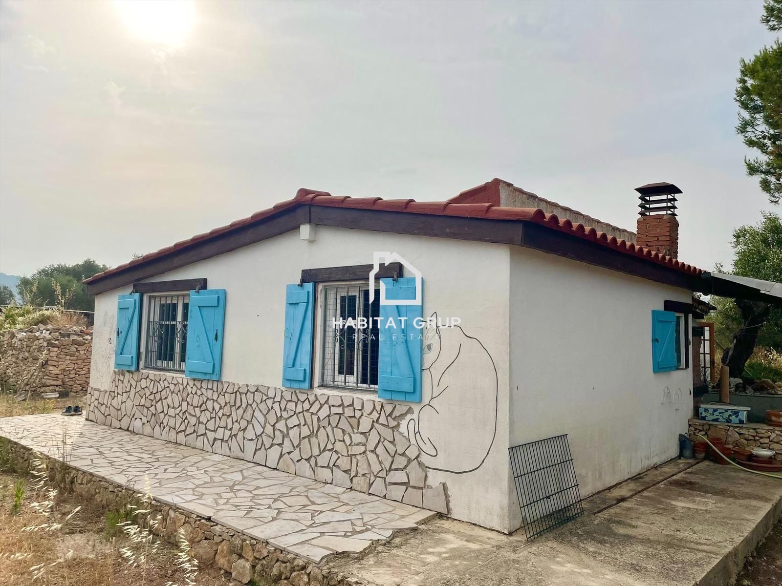 Vista exterior de Casa o xalet en venda en Tivissa amb Jardí privat, Terrassa i Traster