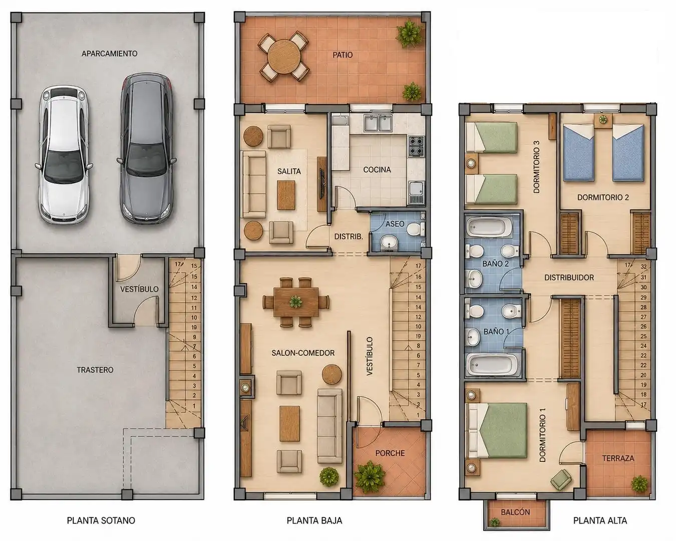 Casa adosada en venta en Alhaurín de la Torre con Aire acondicionado, Terraza y Trastero